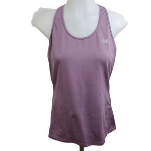 Under‎ Armour Tank Top XS Purple Sheer Racer Back W